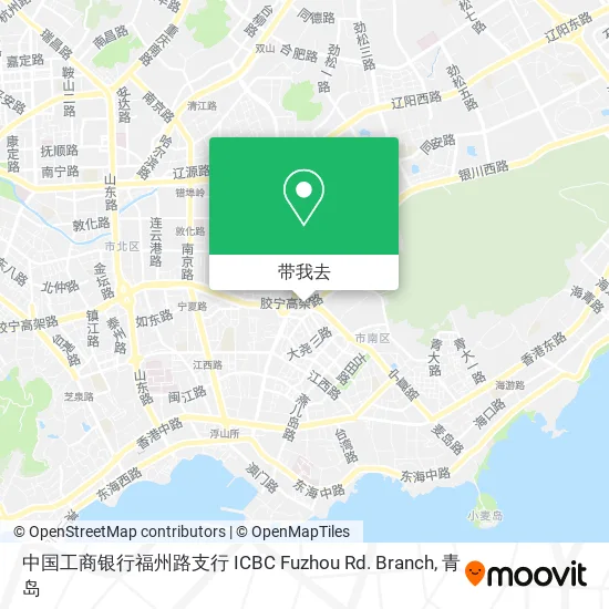 中国工商银行福州路支行 ICBC Fuzhou Rd. Branch地图