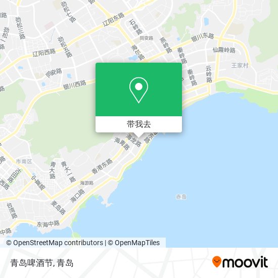 青岛啤酒节地图