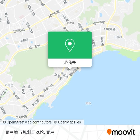 青岛城市规划展览馆地图