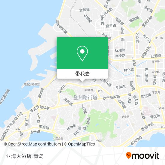 亚海大酒店地图