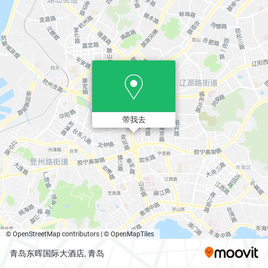 青岛东晖国际大酒店地图