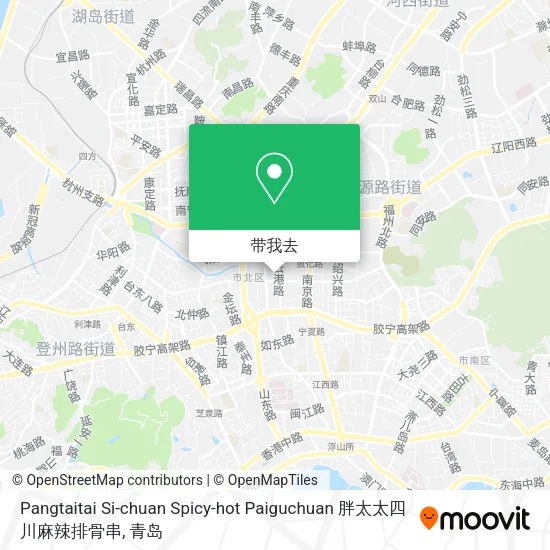 Pangtaitai Si-chuan Spicy-hot Paiguchuan 胖太太四川麻辣排骨串地图