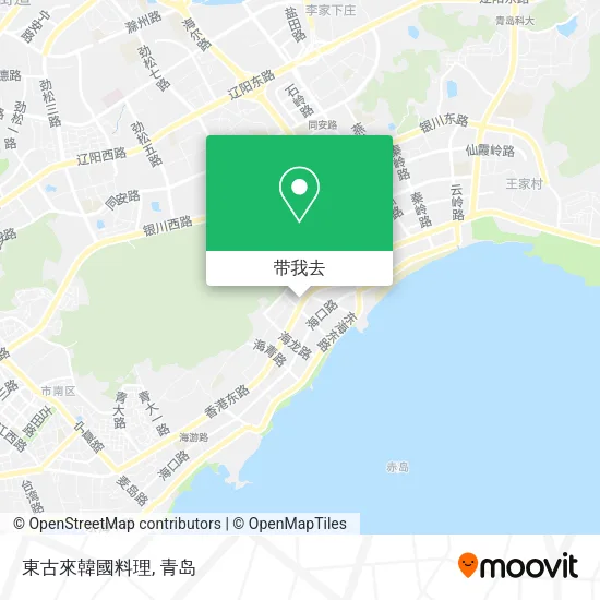 東古來韓國料理地图