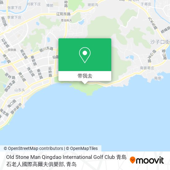 Old Stone Man Qingdao International Golf Club  青島石老人國際高爾夫俱樂部地图