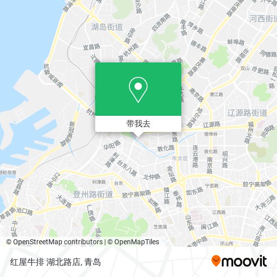 红屋牛排 湖北路店地图