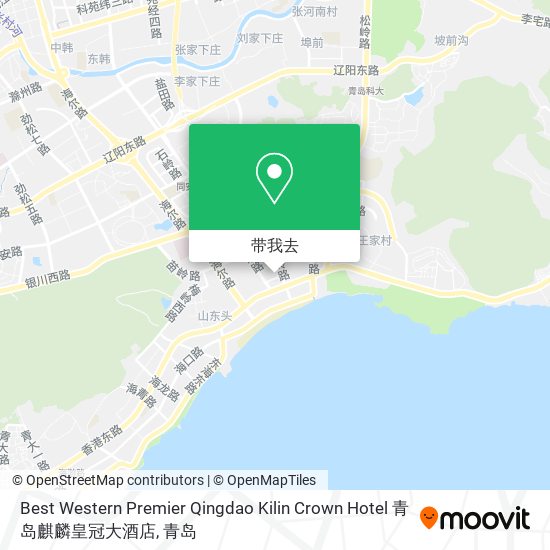 Best Western Premier Qingdao Kilin Crown Hotel 青岛麒麟皇冠大酒店地图