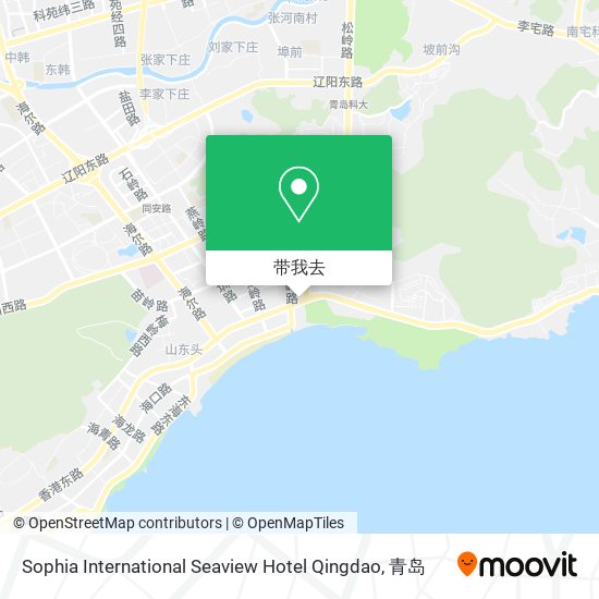 Sophia International Seaview Hotel Qingdao地图