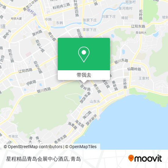 星程精品青岛会展中心酒店地图