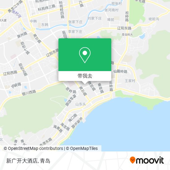 新广开大酒店地图