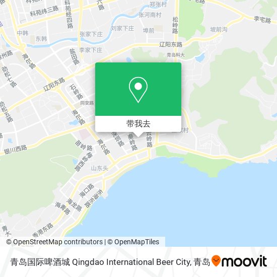 青岛国际啤酒城 Qingdao International Beer City地图