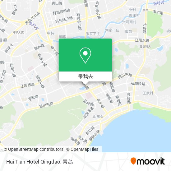 Hai Tian Hotel Qingdao地图