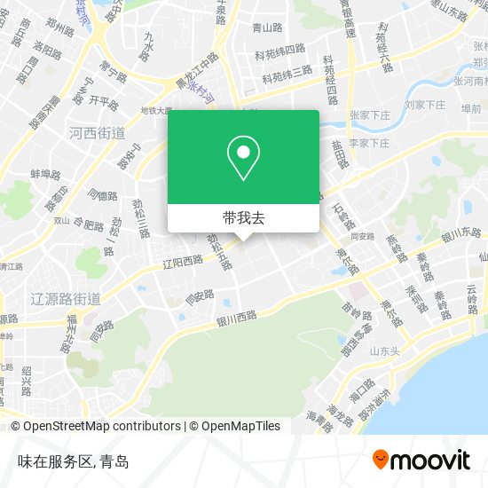 味在服务区地图