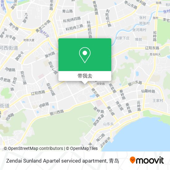 Zendai Sunland Apartel serviced apartment地图