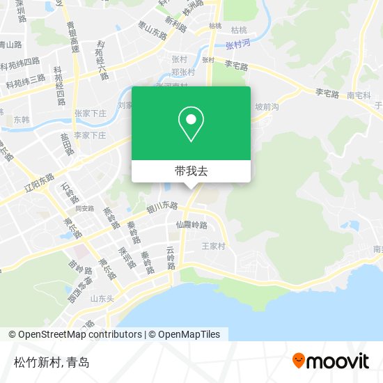 松竹新村地图