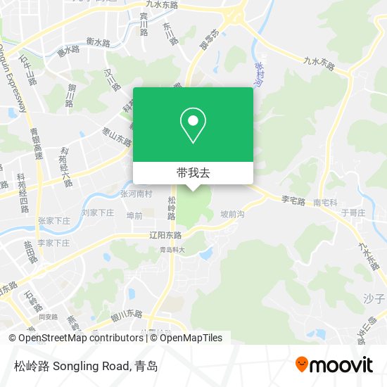 松岭路 Songling Road地图