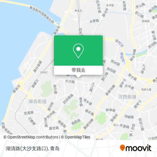 湖清路(大沙支路口)地图