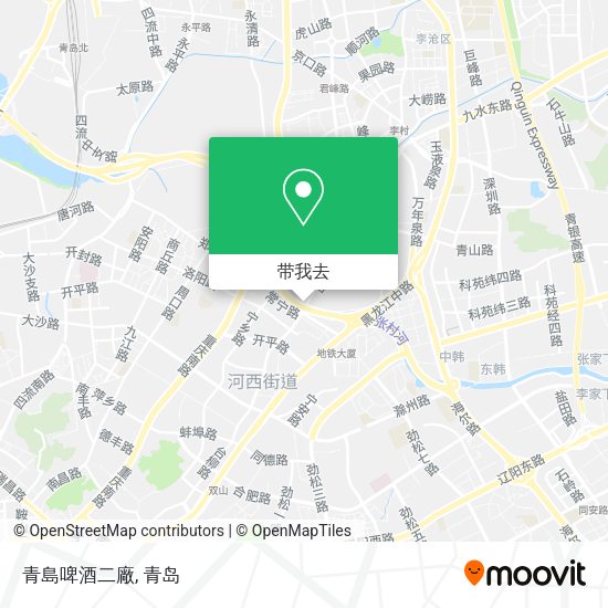 青島啤酒二廠地图