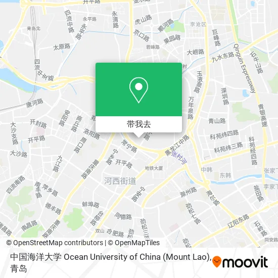 中国海洋大学 Ocean University of China (Mount Lao)地图