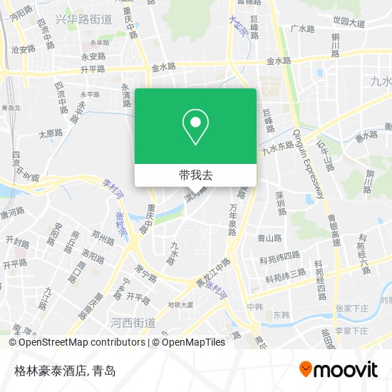 格林豪泰酒店地图