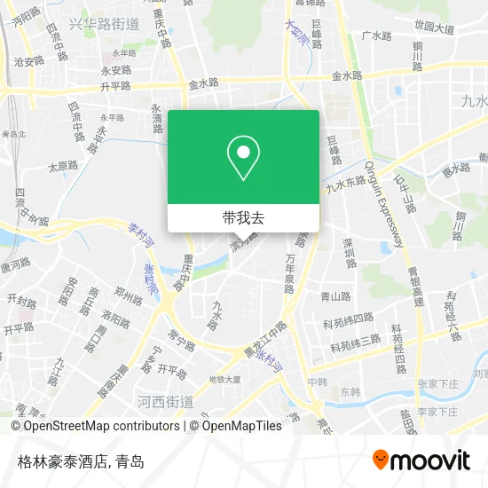 格林豪泰酒店地图