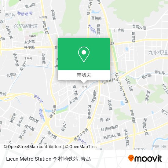 Licun Metro Station 李村地铁站地图