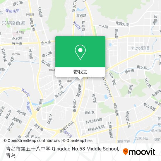 青岛市第五十八中学 Qingdao No.58 Middle School地图