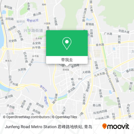 Junfeng Road Metro Station 君峰路地铁站地图