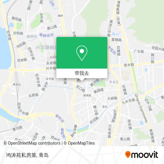 鸿涛苑私房菜地图
