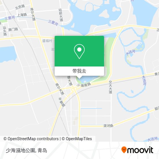 少海濕地公園地图