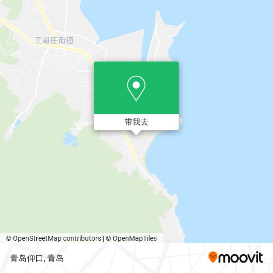 青岛仰口地图