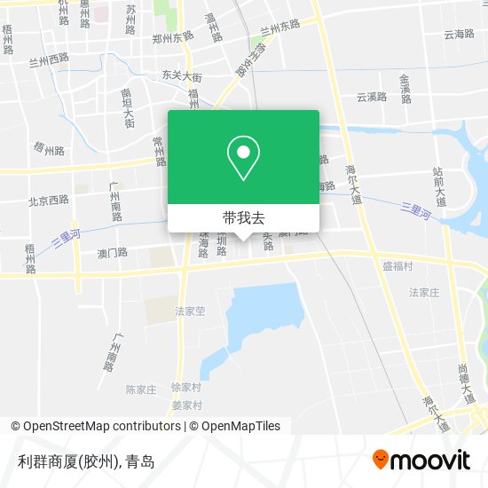 利群商厦(胶州)地图