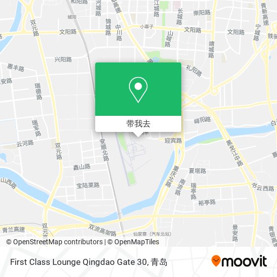 First Class Lounge Qingdao Gate 30地图