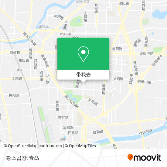황소곱창地图
