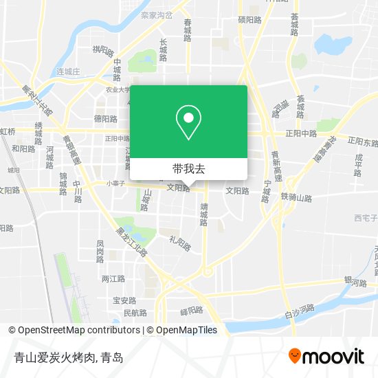 青山爱炭火烤肉地图