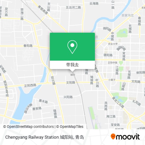 Chengyang Railway Station 城阳站地图