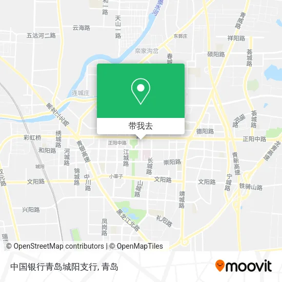中国银行青岛城阳支行地图