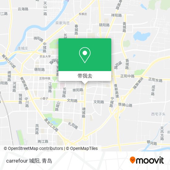 carrefour 城阳地图