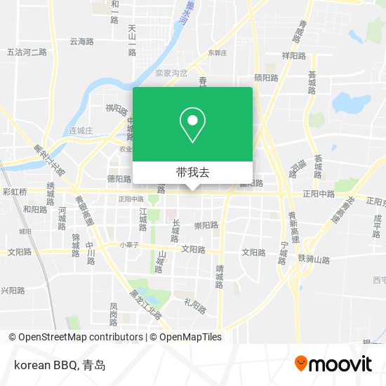 korean BBQ地图