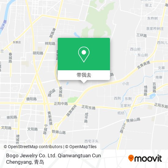Bogo Jewelry Co. Ltd. Qianwangtuan Cun Chengyang地图