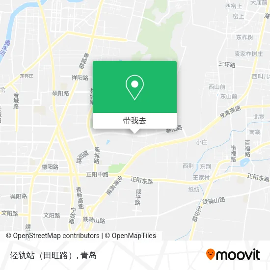 轻轨站（田旺路）地图