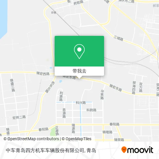 中车青岛四方机车车辆股份有限公司地图