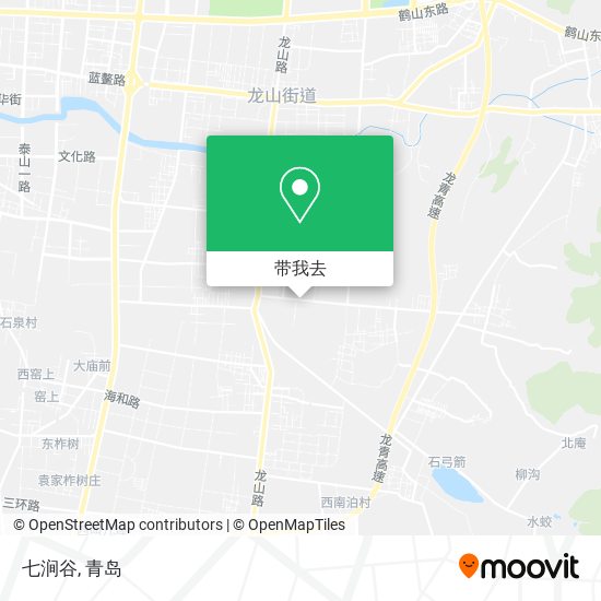 七涧谷地图