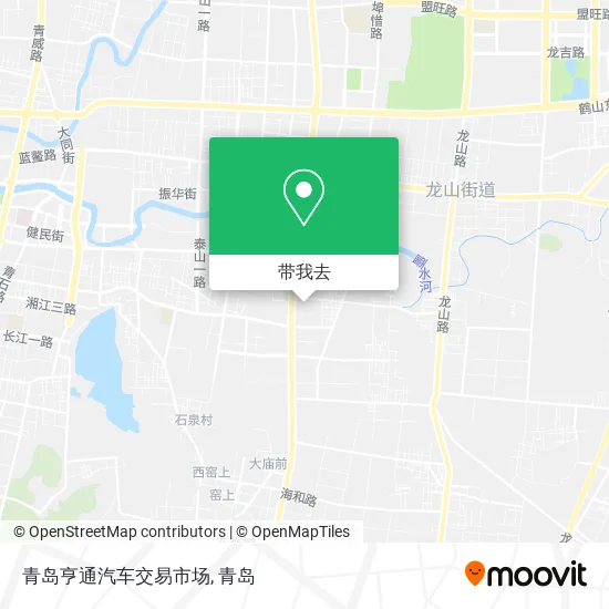 青岛亨通汽车交易市场地图