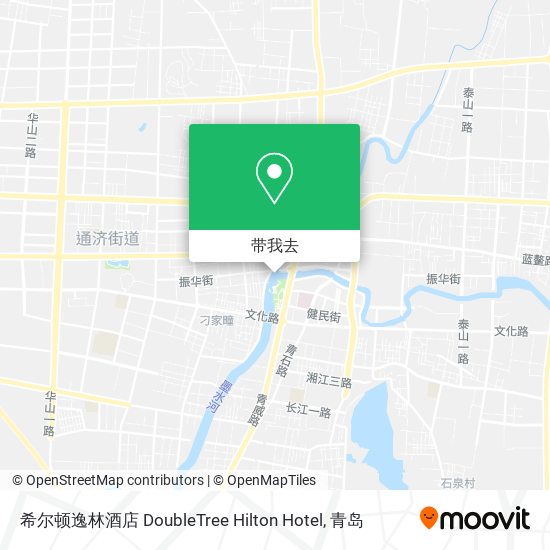 希尔顿逸林酒店 DoubleTree Hilton Hotel地图