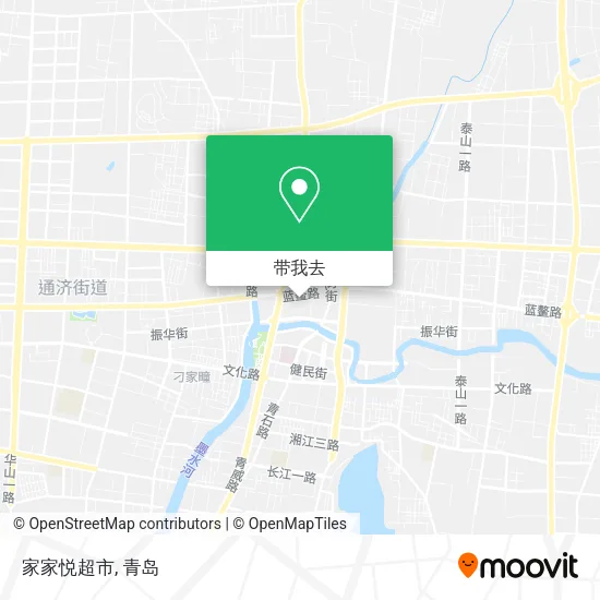 家家悦超市地图