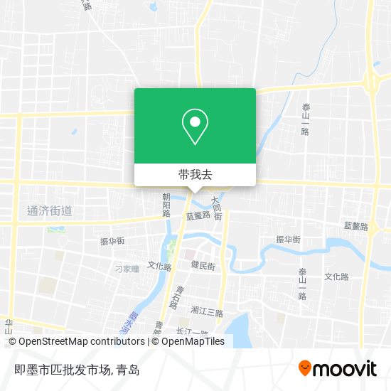 即墨市匹批发市场地图