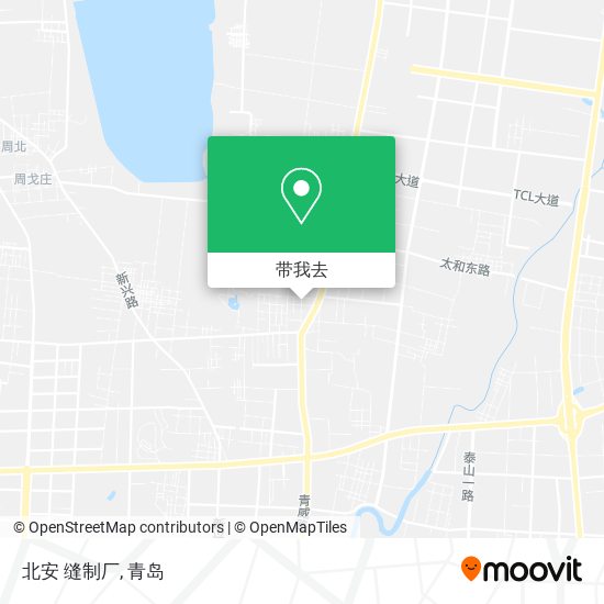 北安 缝制厂地图