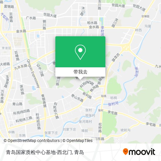 青岛国家质检中心基地-西北门地图