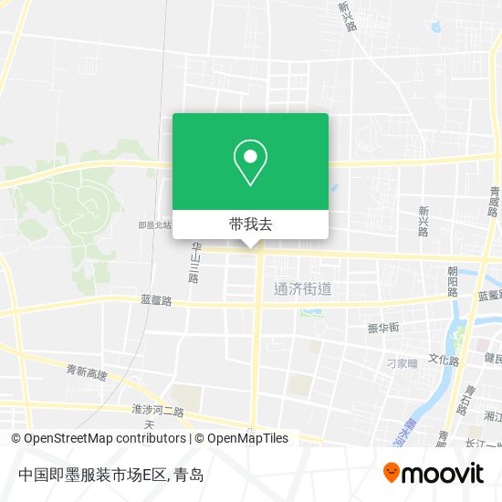 中国即墨服装市场E区地图