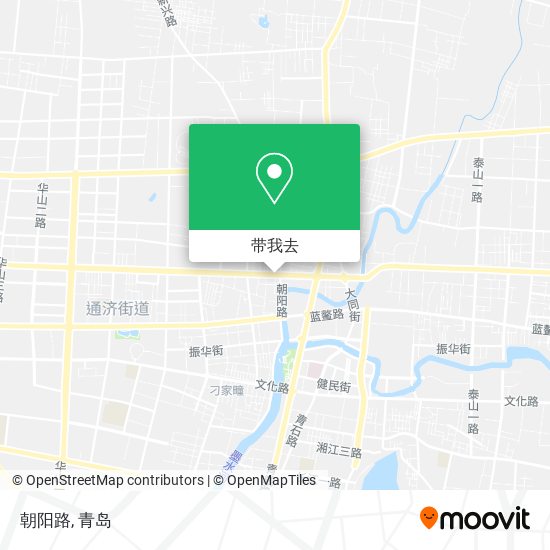 朝阳路地图